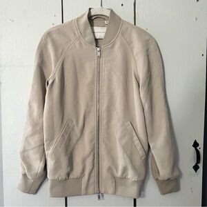Aritzia The Group By Babaton Poussin Snap Front Bomber Jacket XXS